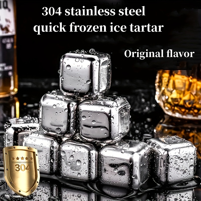 304 Stainless Steel Ice Grain Ice Ball Non Melting Ice Cube Drink