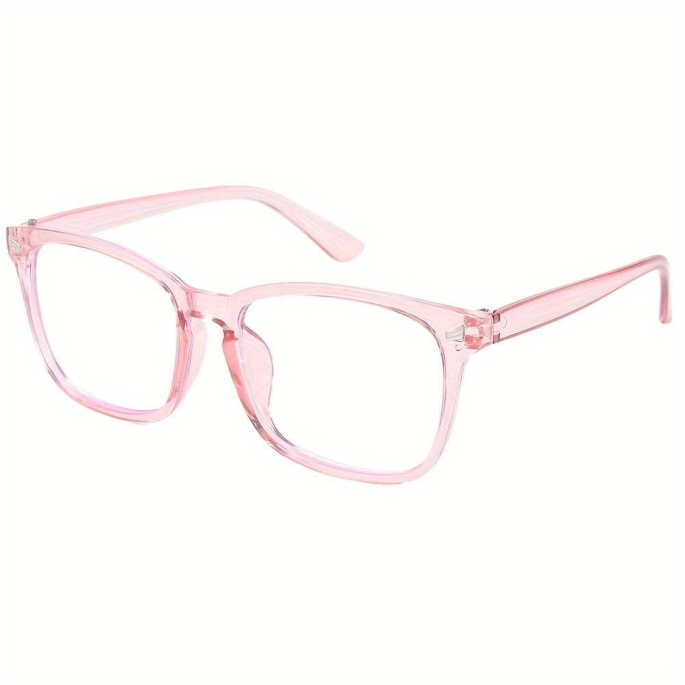 1pc Plastic Full-frame Decorative Women's Fashion Glasses