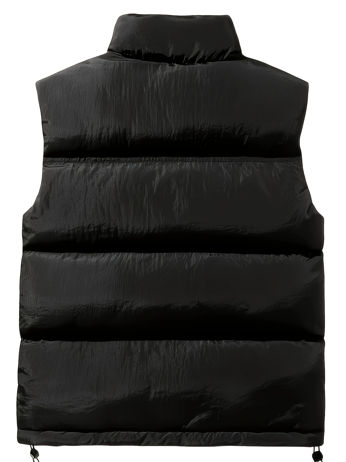 Chaleco de invierno para mujer, ligero, sin mangas, cálido, chaleco  acolchado en color negro