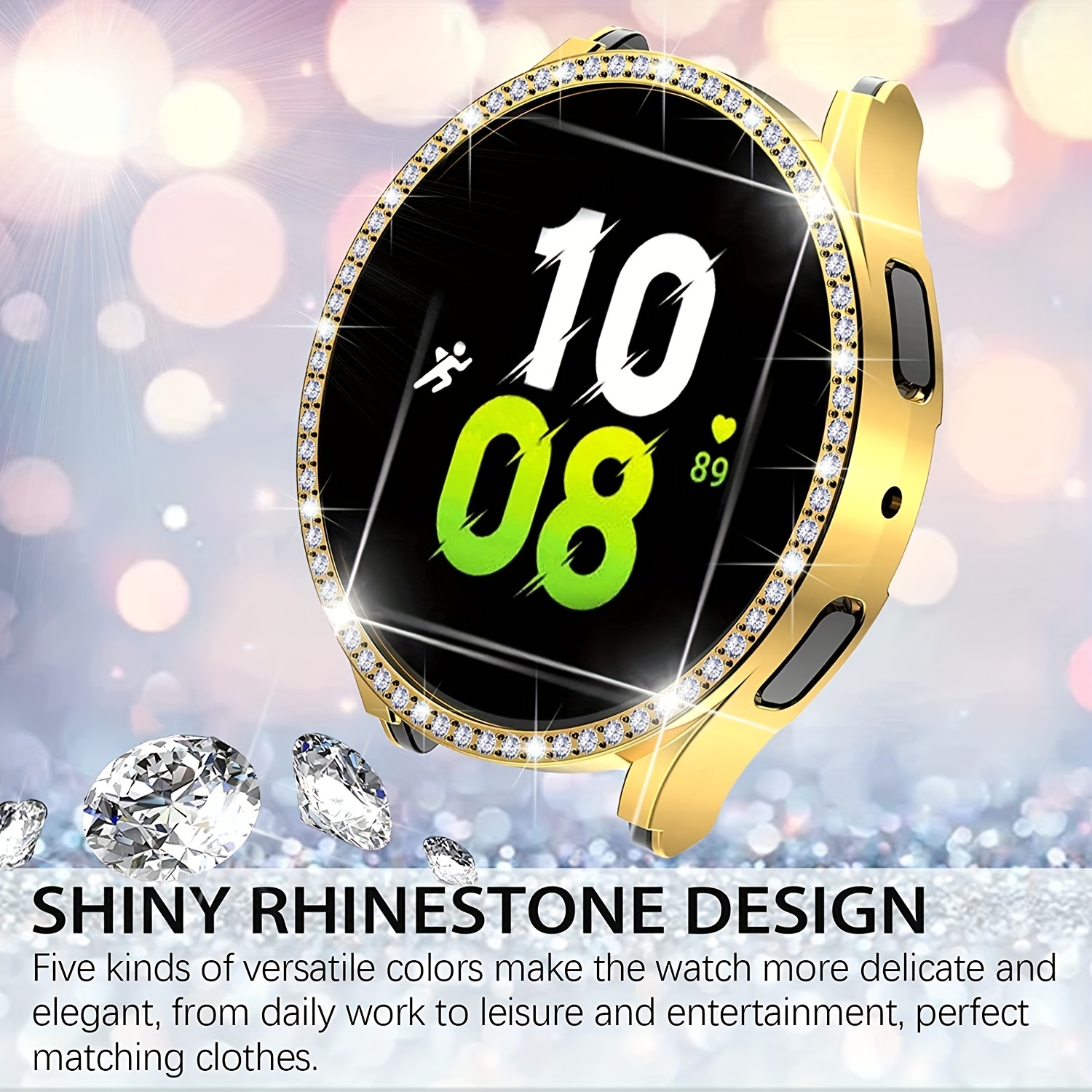 For Samsung Watch 5/5Pro 4/4 Classic 40/44 MM Luxury Bling