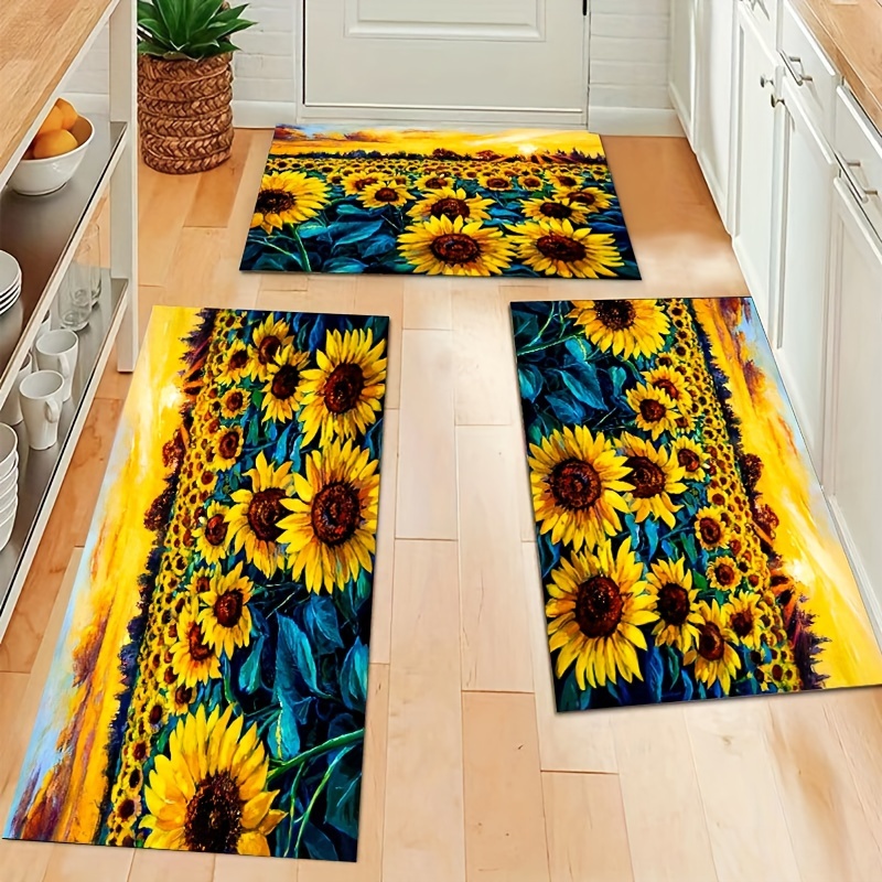 Kitchen Floor Mat Oil Proof Waterproof Kitchen Mats Non Slip Floor Mat  Washable Home Mats Long Strip Entrance Doormat Home Decor