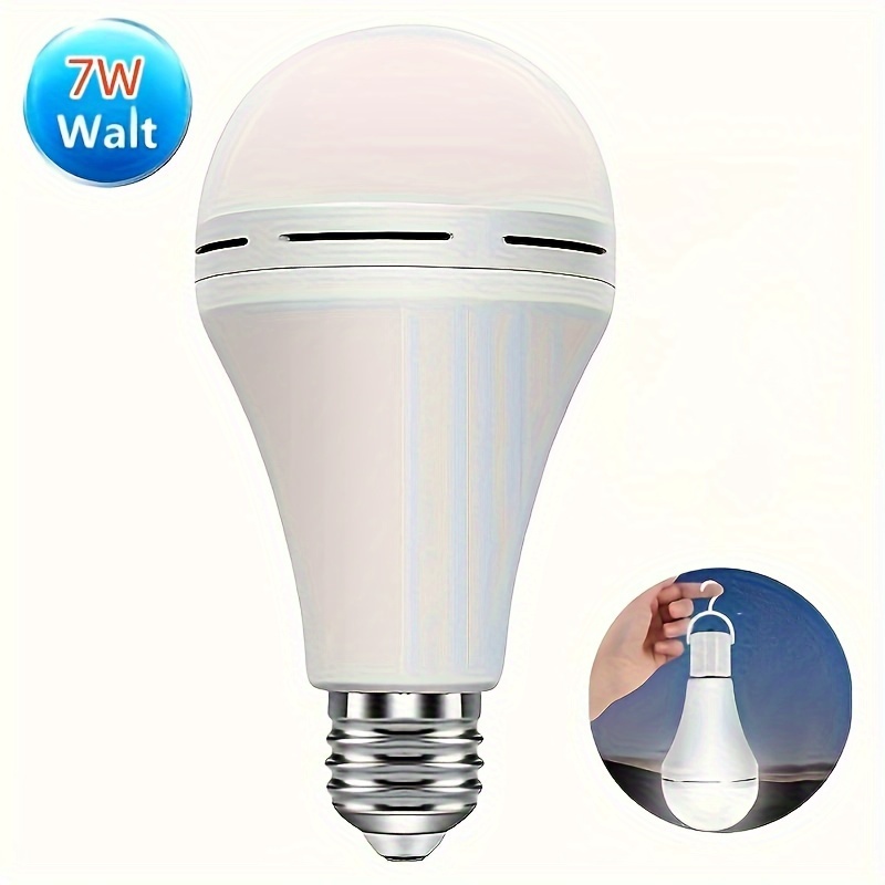 Rechargeable Emergency Led Bulb (50w Equivalent) Daylight - Temu