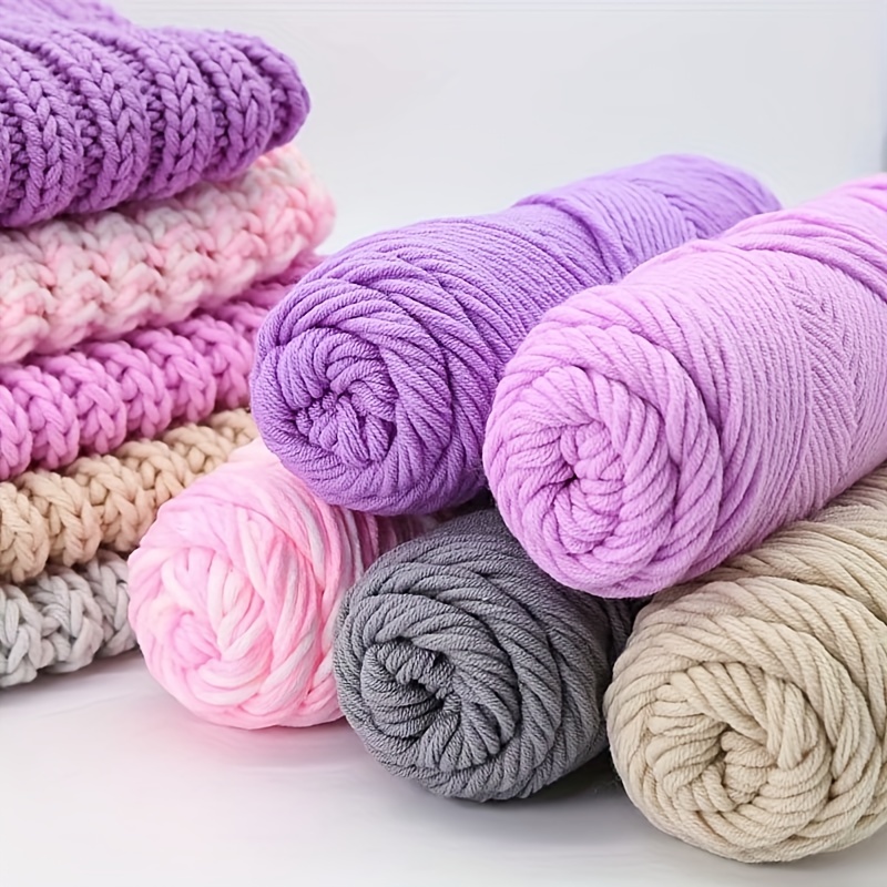  Medium Pink Hand Knitting Yarn 100g/0.22lb Fluffy