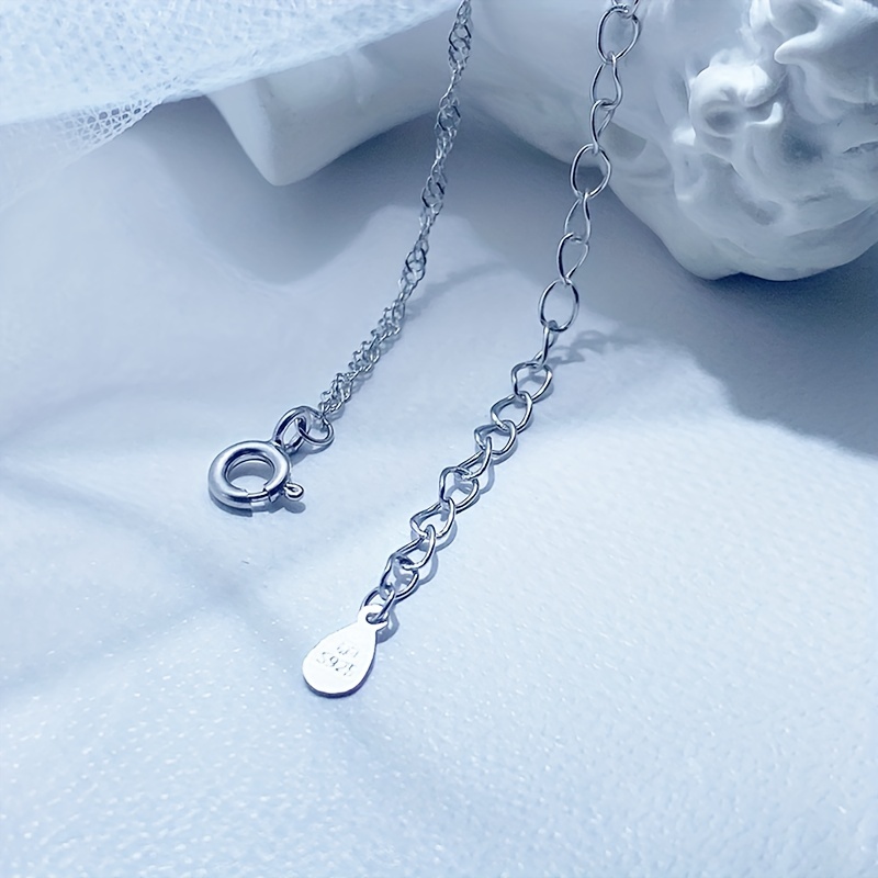 925 Sterling Silver Chain Necklace Without Pendant