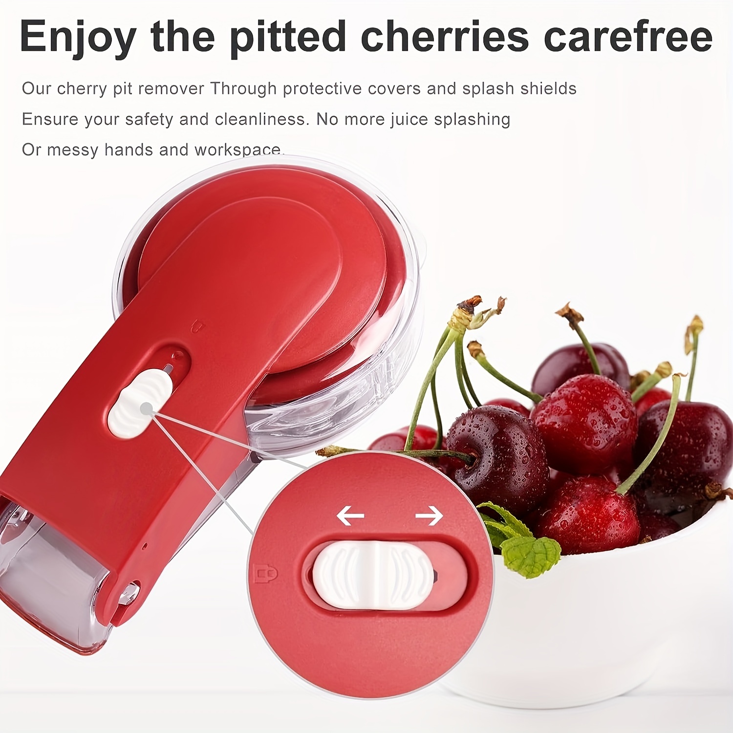 1pc Red Dates Pit Remover Cherry & Jujube Pitter Fruit Slicer