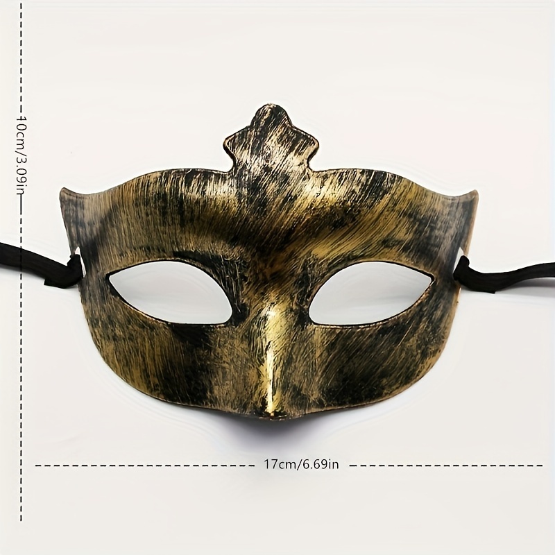 Masquerade Roman Style Mask Half Face Rave Mask Party - Temu