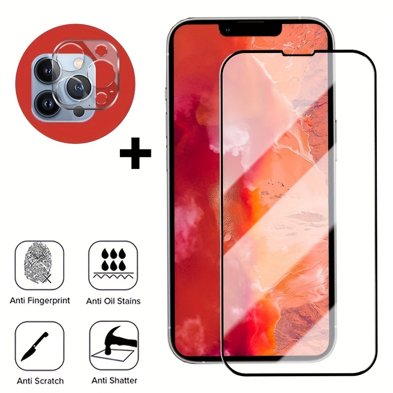 Film de protection en verre trempé pour iPhone 13 Pro Max/iPhone