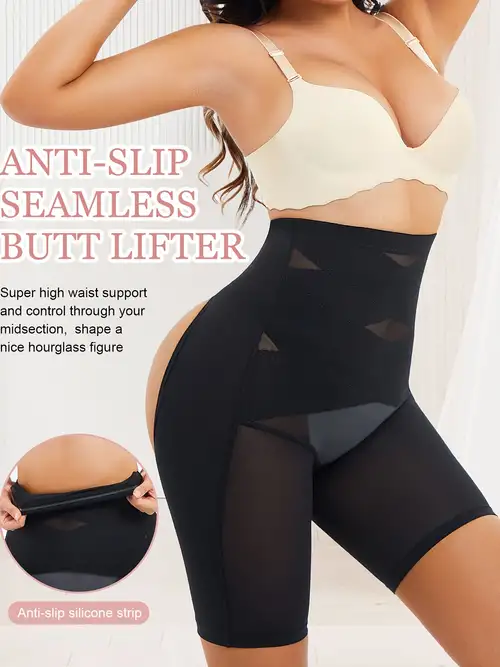 Mulheres Sexy Cintura Alta Seamless Shapewear Calcinha Barriga