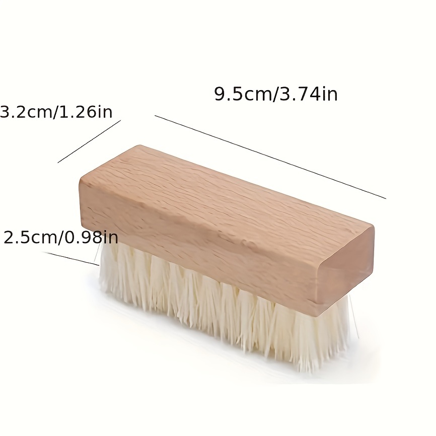 1pc Yellow Solid Wood Soft Bristle Brush, Nylon Wire Brush, No Shedding  Multifunctional Solid Wood Soft Bristle Brush, Portable Solid Wood Soft  Bristl