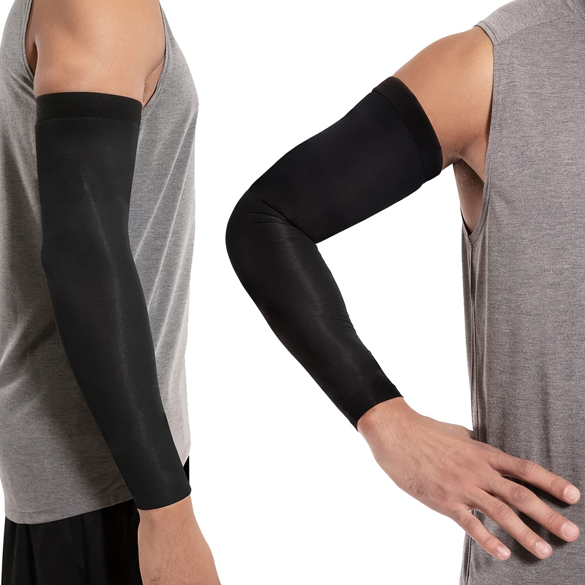 Athletic Compression Arm Sleeves - Shooting Sleeves For Men And Women -  Basketball, Football, Baseball.