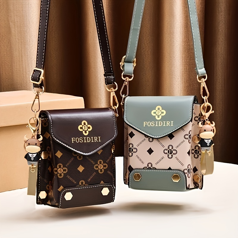 Girls Shoulder Bag Mobile Phone Bag, Fashion Crossbody Bag, Tote Handbags  With Crown Tassel For Girls - Temu
