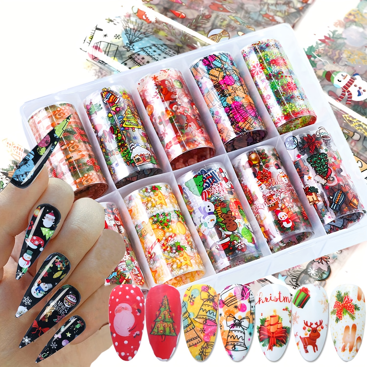 Marble Nail Foils Transfer Stickers Nail Art Supplies Foil Transfers Decals  Holographic Marble Starry Sky Nail Foil Design Sticker for Women Acrylic