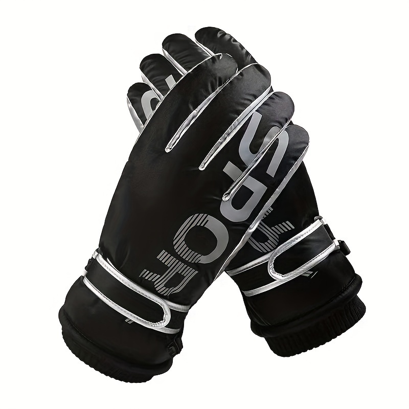 Thickened Windproof Gloves for Cycling & Skiing, Waterproof & Warm