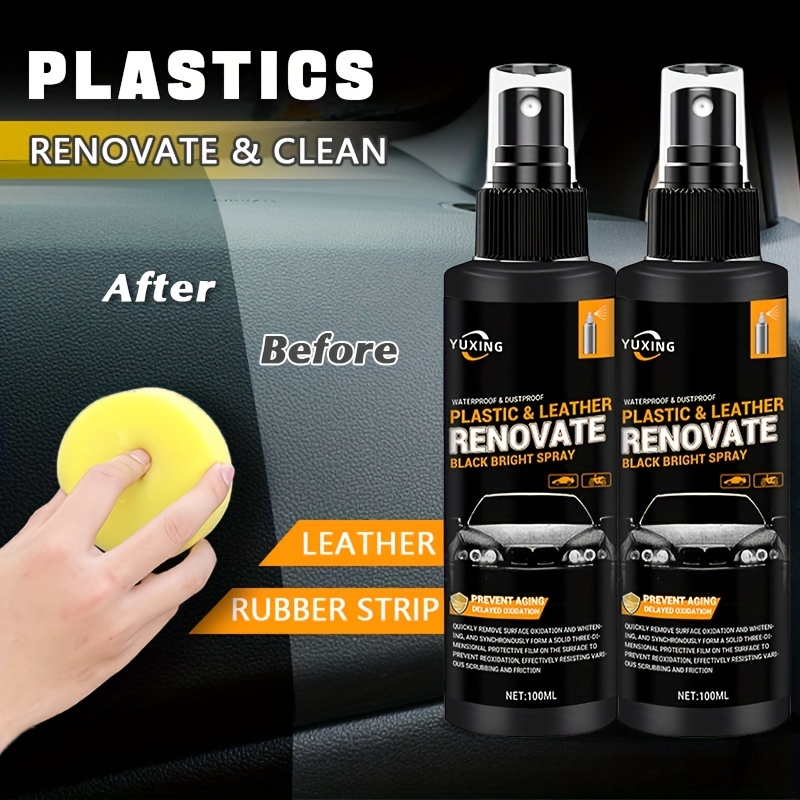 Car Accessories Plastics Restore Polish Coating Agent Clean Repair Refresh  Spray