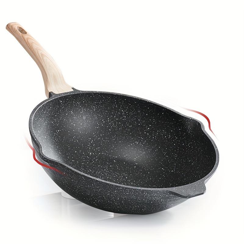 Non stick Deep Frying Pan For Gas Stovetop And Induction - Temu