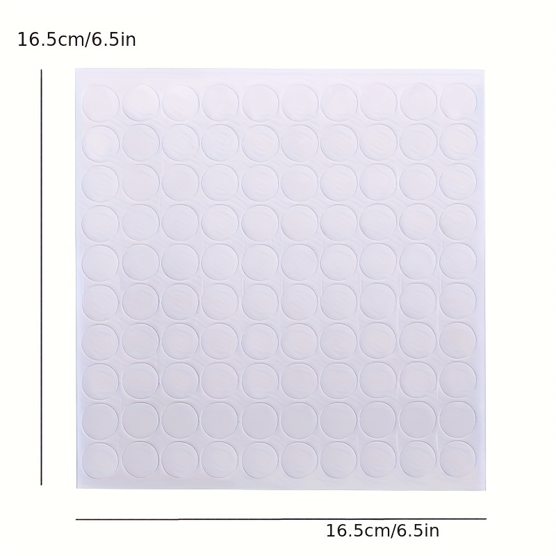 200pcs, Acrylic Double-sided Tape, High-viscosity And Strong Nano-double-sided Tape, Die-cut And Thickened Round Party Supplies Balloon Accessories