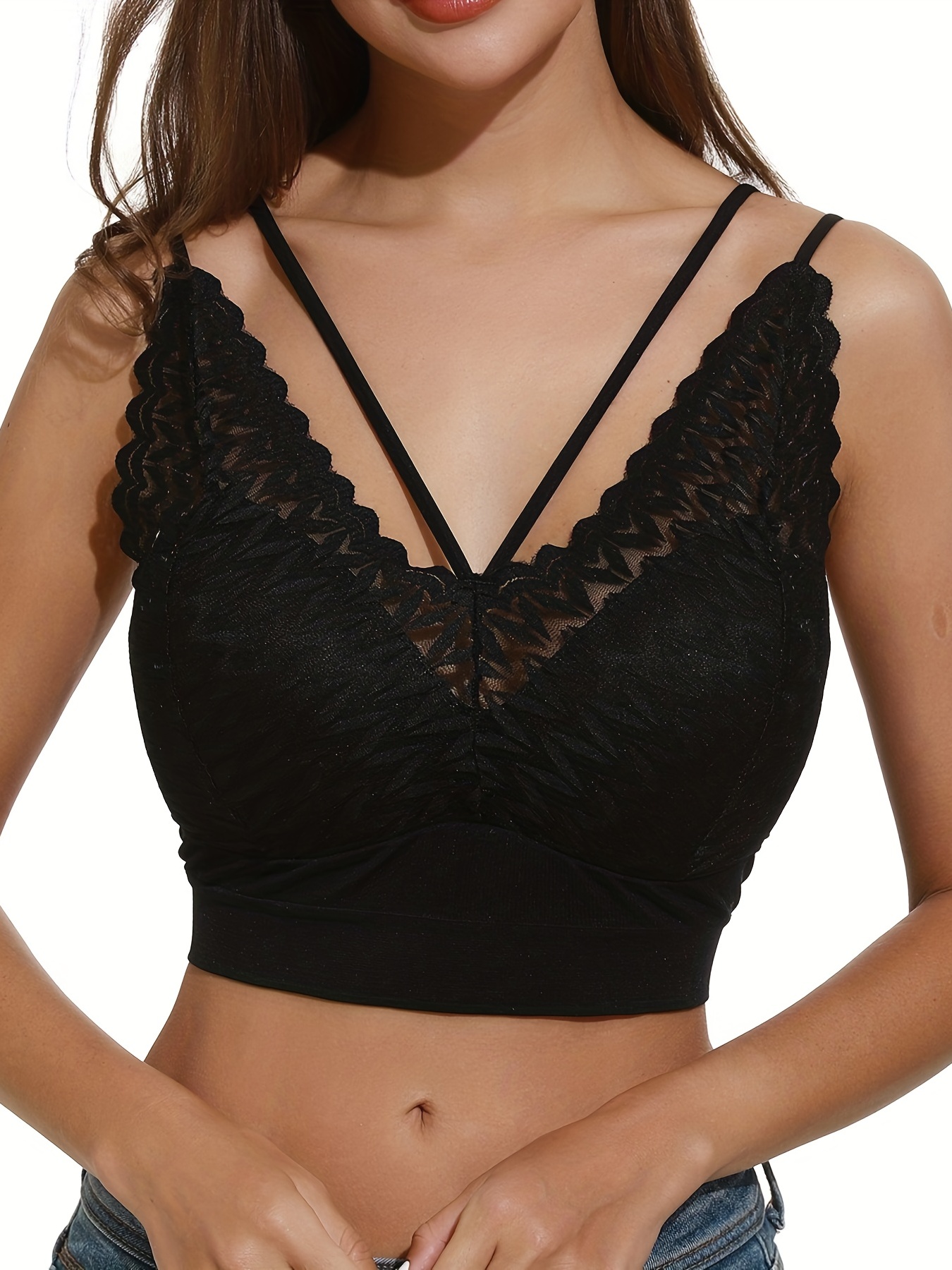 Bras Sexy Lace Back Strap Wrap Bra Top Corset Summer Camis Backless Cross  Seamless Female Underwear Brasieres Para Mujer From 9,33 €