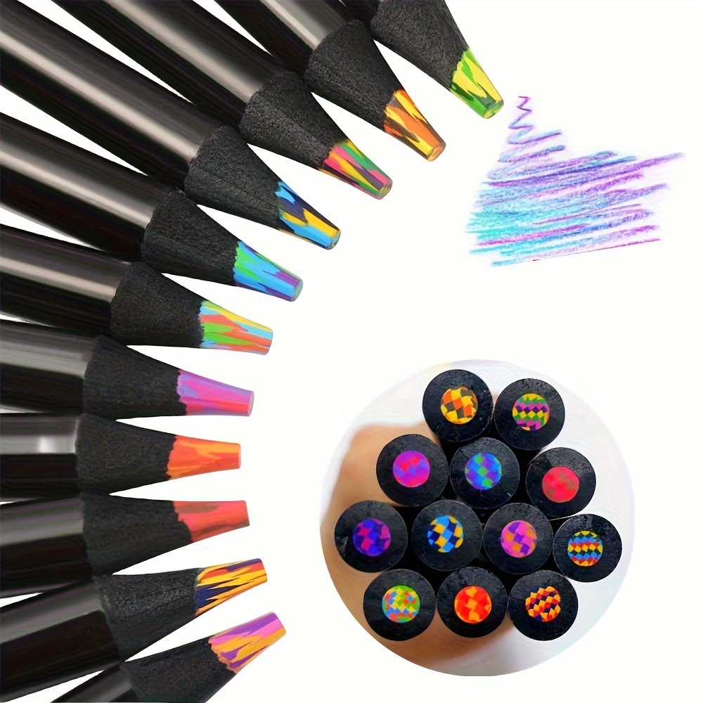 12 Color Rainbow Pen Graffiti Painting Pen Gradient Color - Temu