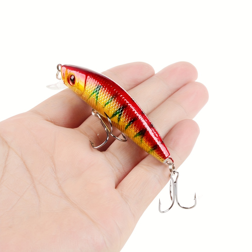 Filfeel Fishing Lures Kit, Hook Wobbler, Minnow Fishing Lure, For