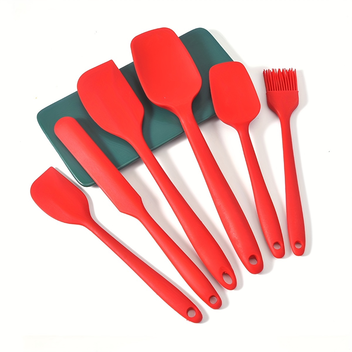 6pcs Silicone Spatula Scraper Set Heat Resistant For Cooking Baking Kitchen  Tool