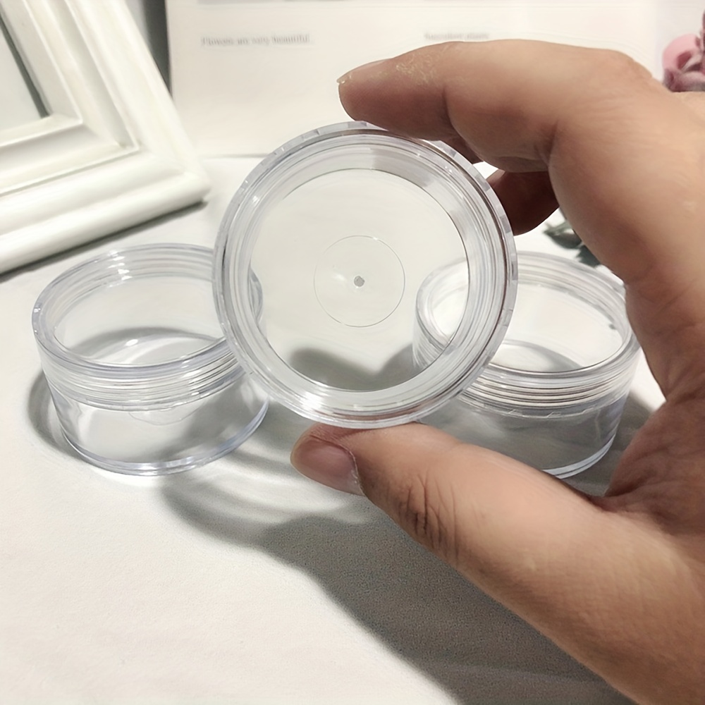 Mini Glass Jar Empty Cosmetic Jars Clear Small Vials Empty - Temu