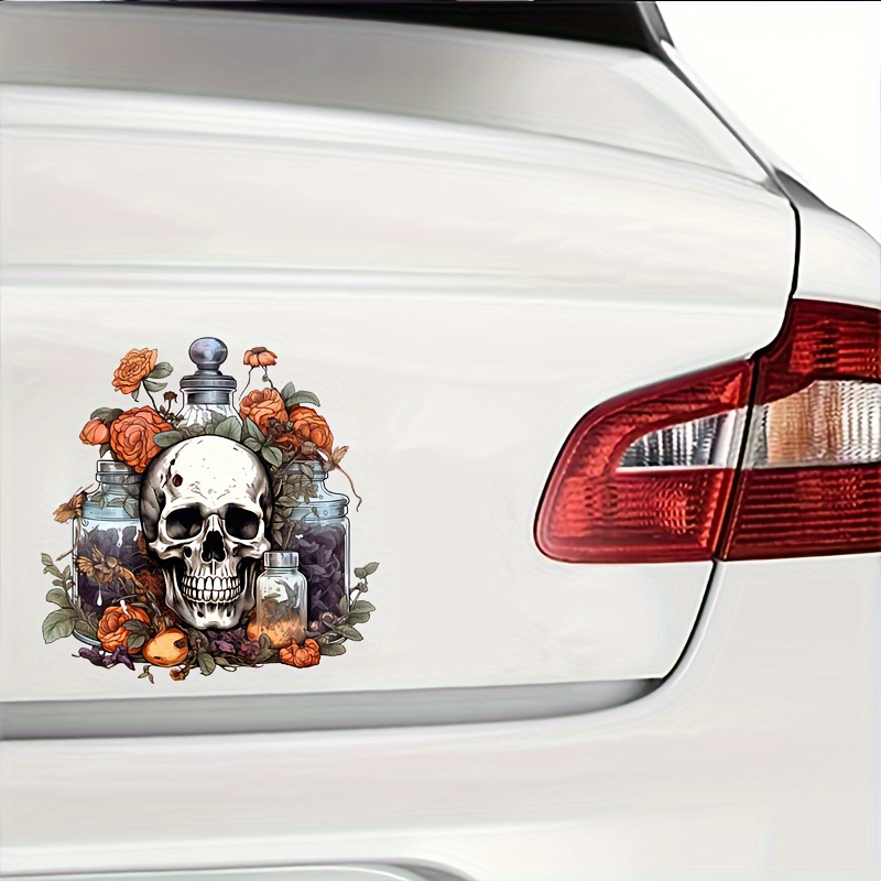 Spooky Horror Skull Car Sticker Perfect For Halloween - Temu