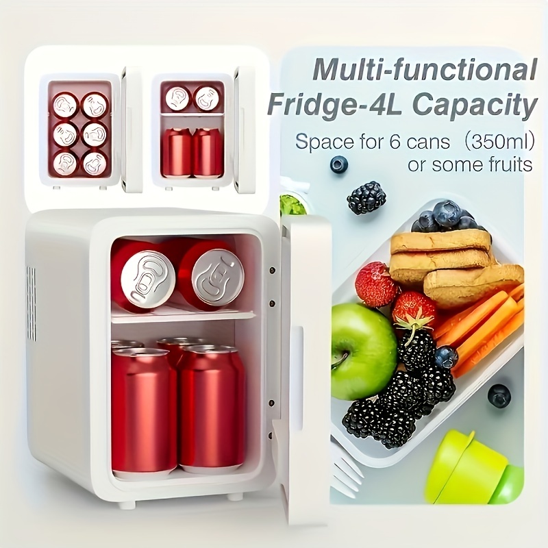 Mini Réfrigérateur 4 Litres/6 Canettes Petit Réfrigérateur - Temu Canada