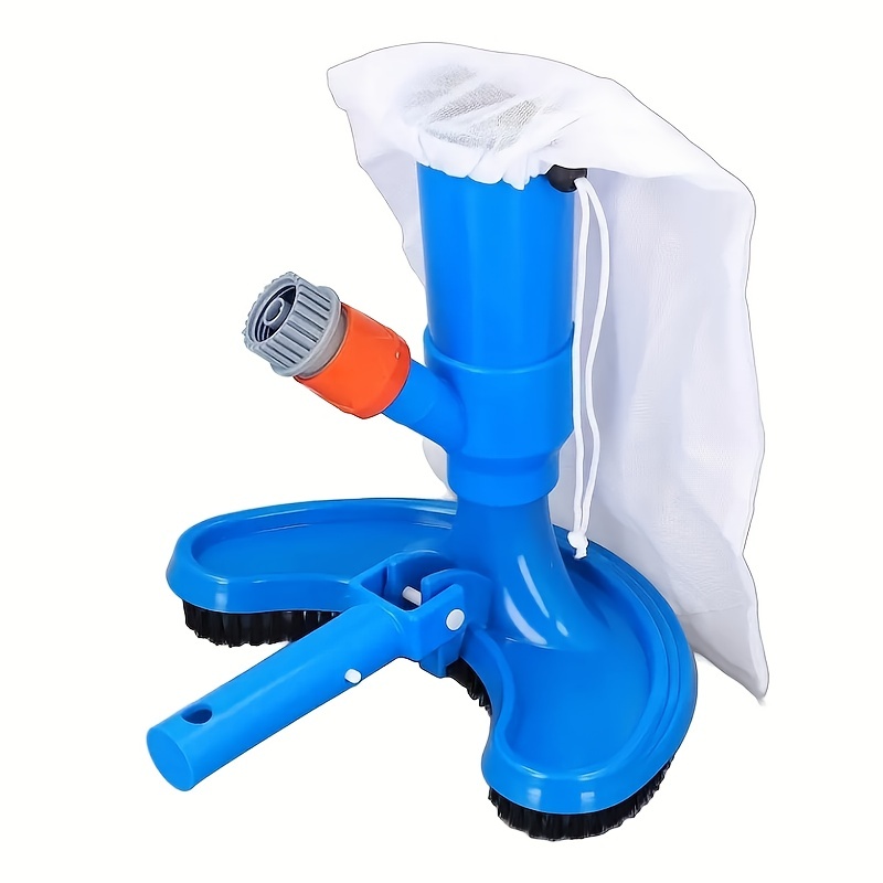 Portable Pool Vacuum Jet Underwater Cleaner w/ Brush Bag Handheld