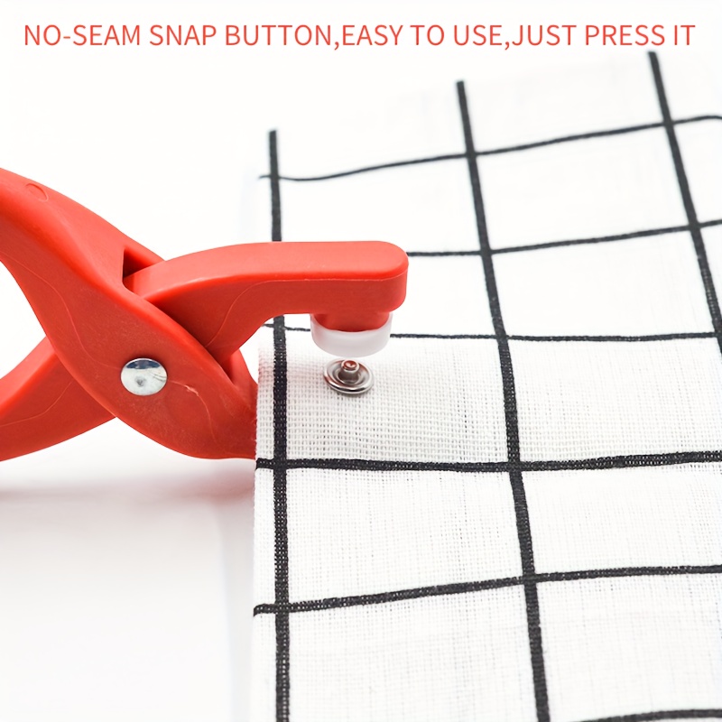 Metal Snaps Buttons With Thickened Snap Fastener Pliers - Temu