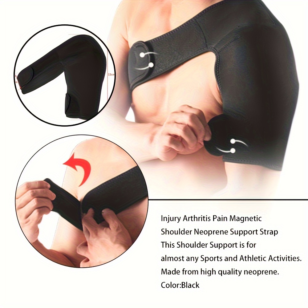 Men Women Sports Magnetic Single Shoulder Support Brace Strap