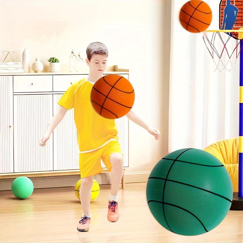 Bola de basquete silenciosa, bola de treinamento interno de basquete de  espuma 2023, bola de espuma de alta densidade sem revestimento treinamento  de basquete de baixo ruído para várias atividades internas 