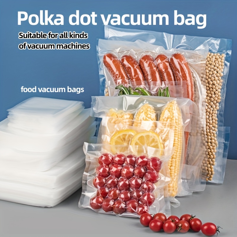 Sacs sous vide pour aliments, rouleaux de sacs économiseurs d'aliments, sacs  d'emballage sous vide