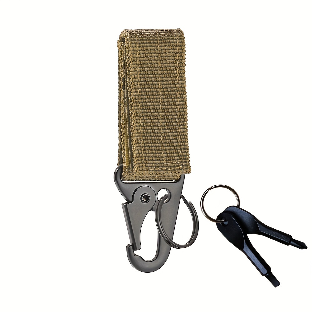 3pcs Metal Carabiner Key Chain Set with Multifunctional Screwdriver