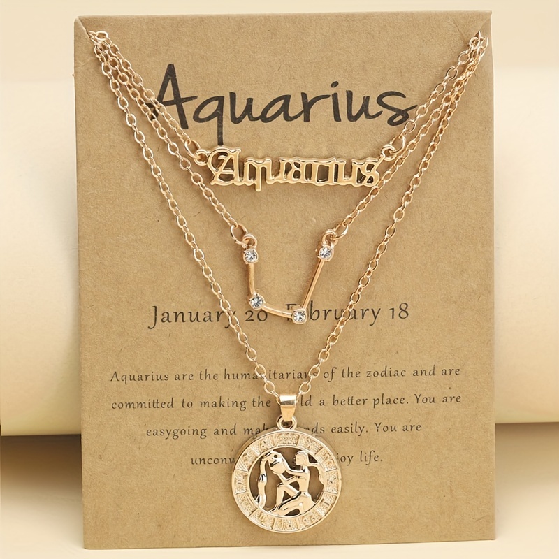 Aquarius star hot sale constellation necklace