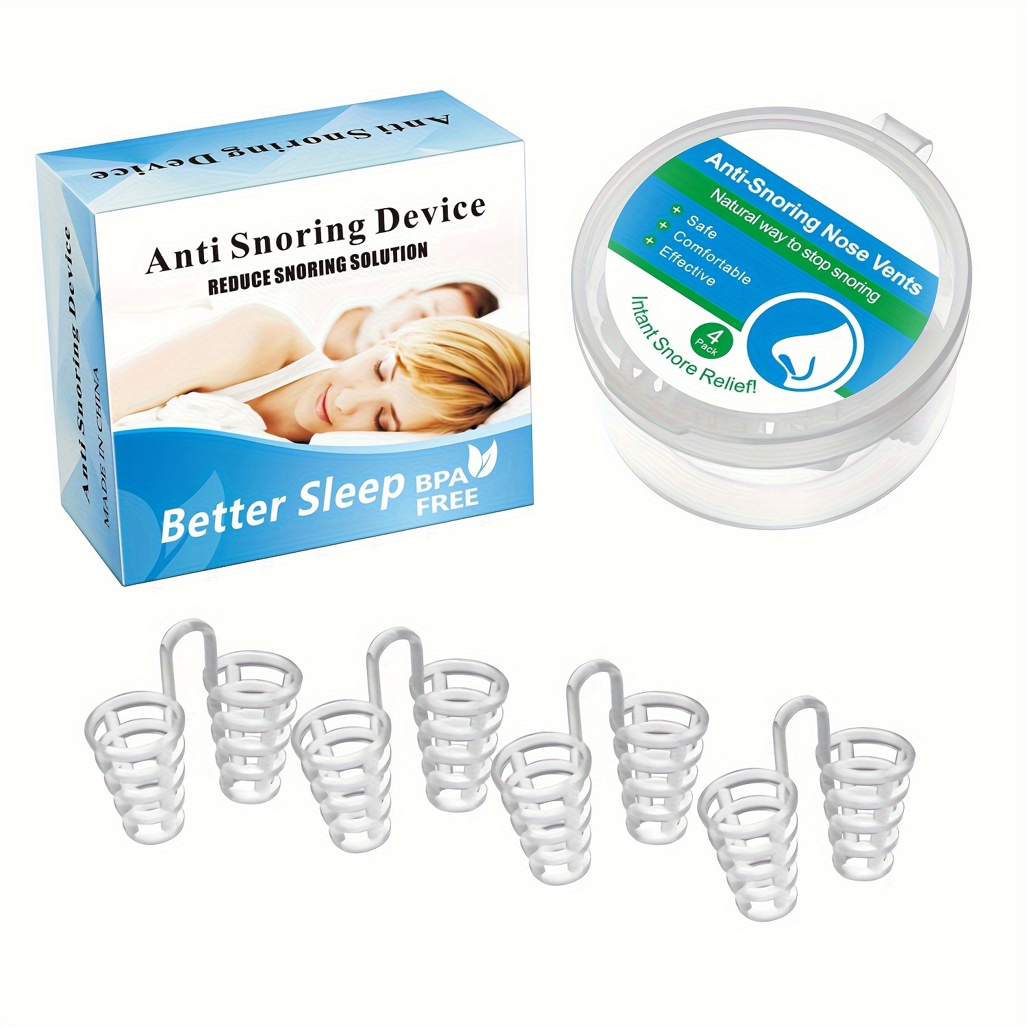 10 tiras nasales, parche antironquidos para la nariz para dormir, portátil,  unisex, para mejorar el sueño