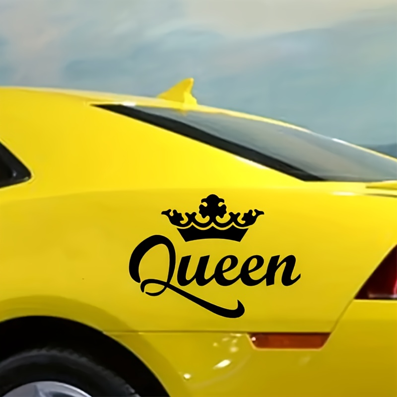 Crown Queen Car Stickers Fashion Waterproof Vinyl Decal Auto - Temu