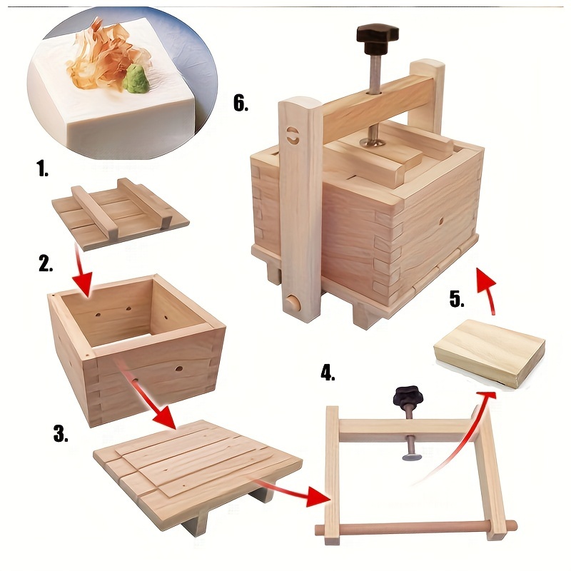 Tofu Containers Diy Tofu Press Mold Maker Tofu Into Cubes - Temu