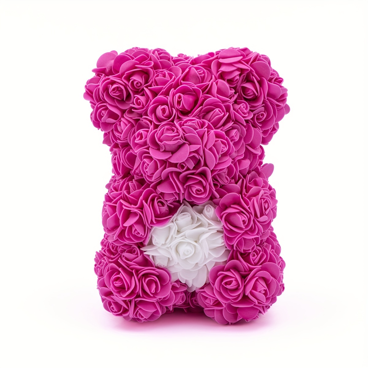 Prodotto: B092799C5 - Teddy Bear Orsetto di Rosa realizzato con le rose  sintetiche RAEGLO PER SAN VALENTINO (25 cm - Rosso ) - MW (ARREDAMENTO -  SAN VALENTINO);
