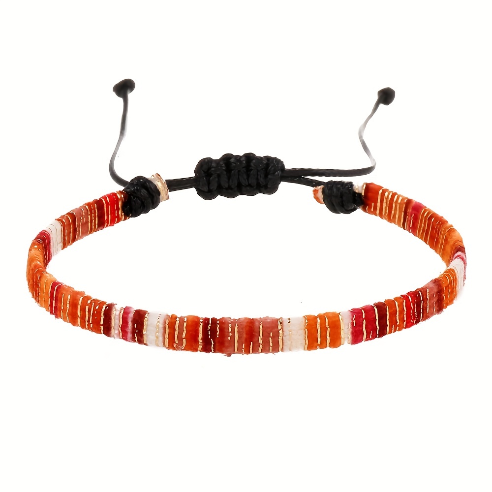 Colorful Woven Bracelet Anklet for Men