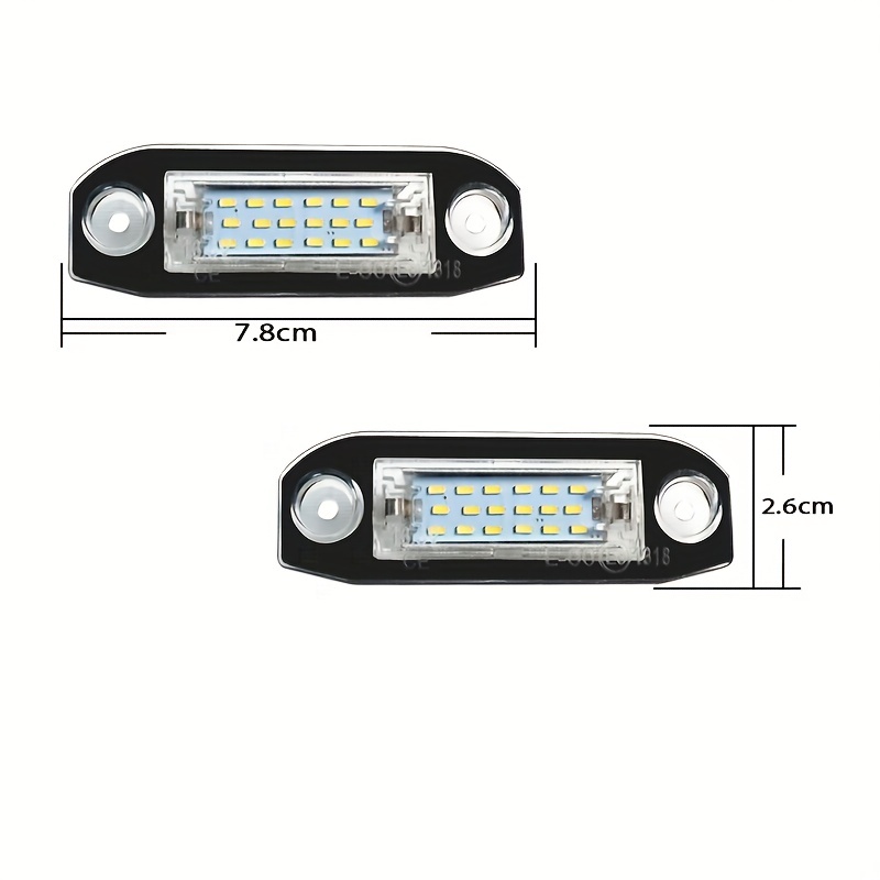 Buy 2pcs 18 LED License Number Plate Light Lamp Module for Volvo C30 XC60  XC70 XC90 S40 S60 Online