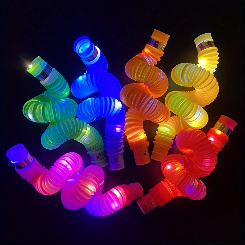 YMCtoys 2 pcs of multi color flashing led mouth piece guard mouthpieces  rave party favor gift