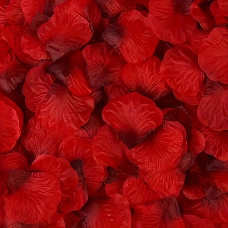 3000 Pcs Rose Petals Artificial Flower Petals Silk Rose Petals Decorations  for Valentines,Wedding,Romantic Night,Party