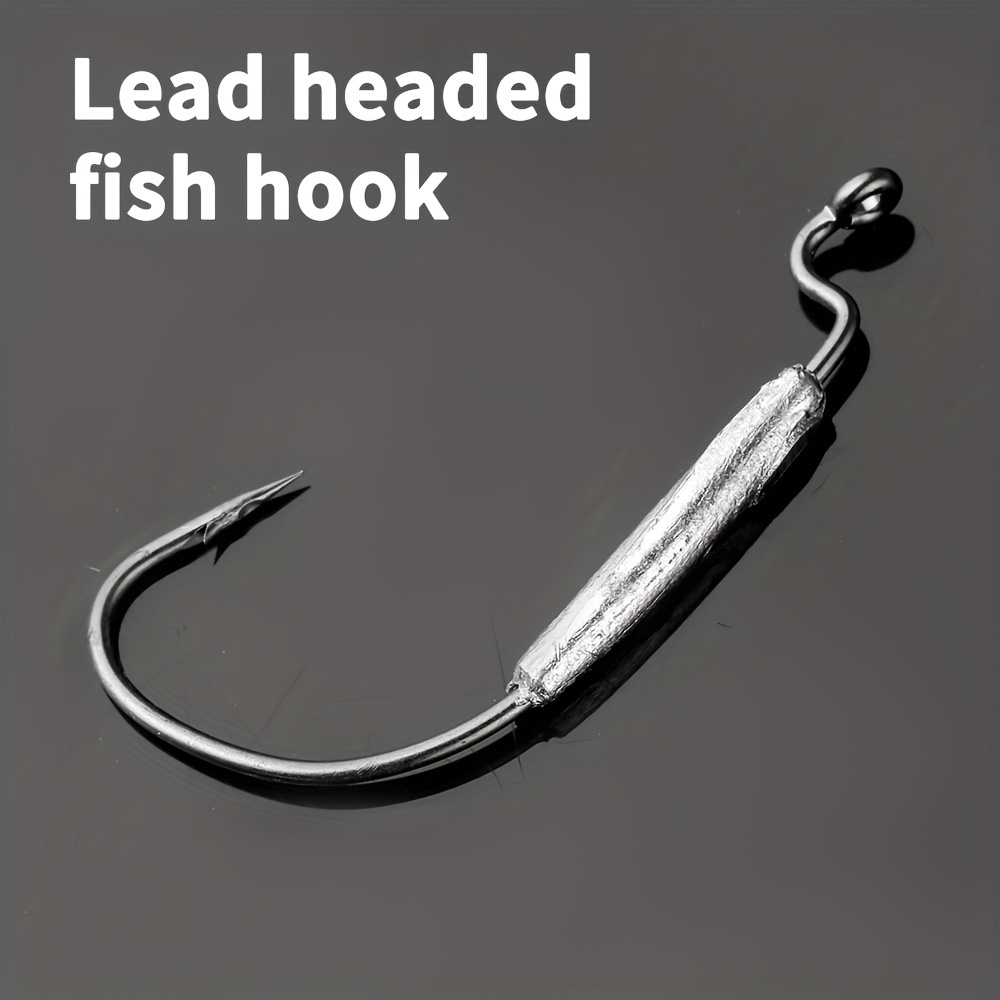 1.8g Lead Head Hooks Lead Crank Hook Lure Soft Bait High - Temu