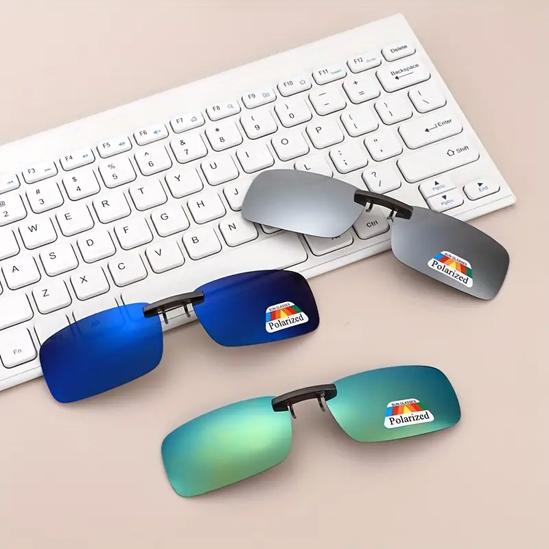 Polarized Clip Sunglasses Prescription Glasses Women Men - Temu