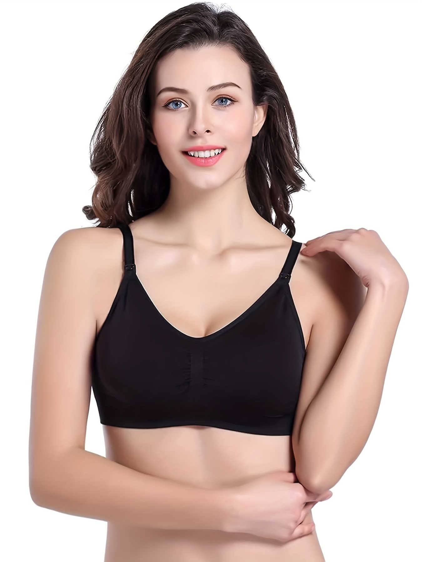 2pcs Soft Comfortable Nursing Bras for Maternity