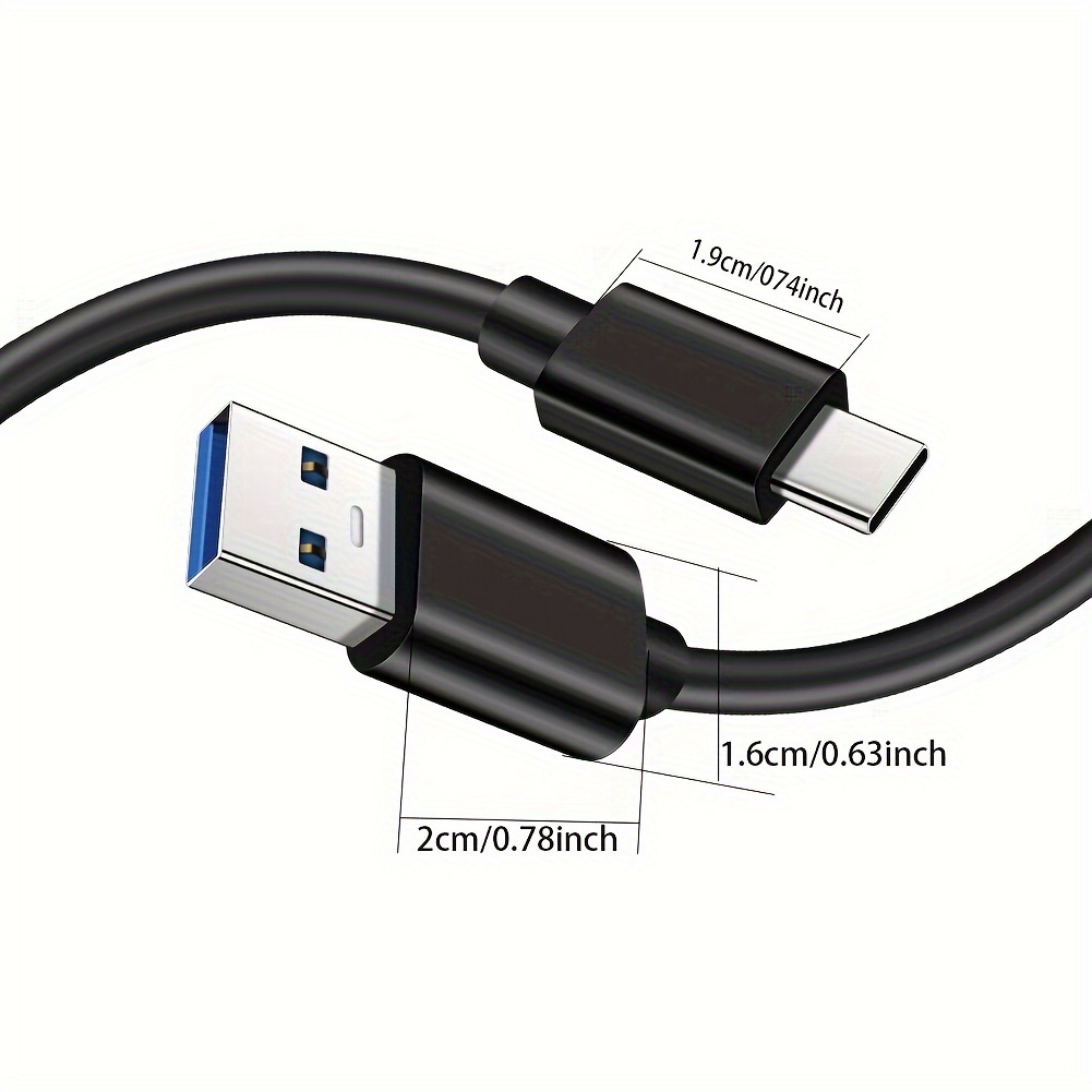 Cable Matters USB C to Micro USB 3.0 Cable (USB C to Micro B 3.0, USB C  Hard Drive Cable) in Black 3.3 Feet 