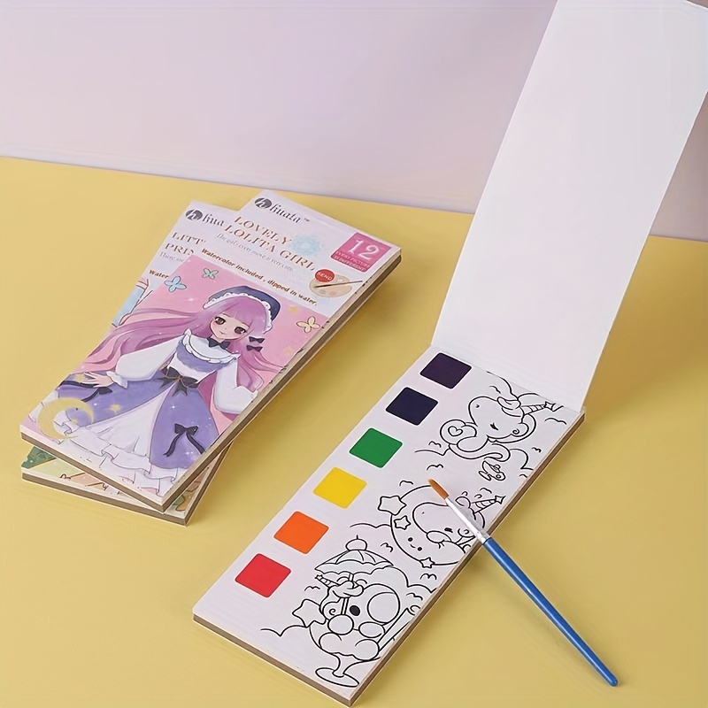 Dreamy Watercolor Coloring Book: Unleash Imagination Water - Temu Australia