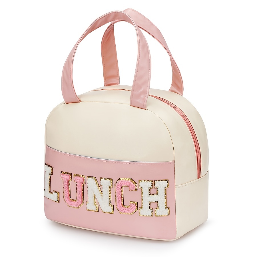 TOURIT Womens Lunch Bag Insulated Lunch Box Cute Lunch Bags for Women,  Work, Picnic, Hot Pink