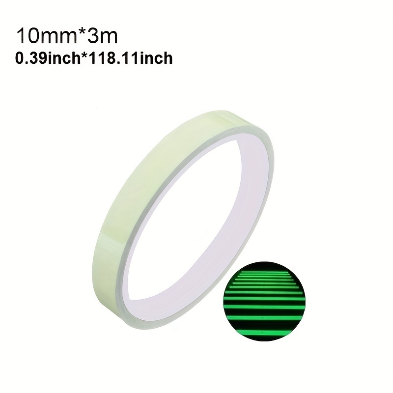 Glow In Dark Fishing Tape Fluorescent Green Roll Sticker - Temu Canada