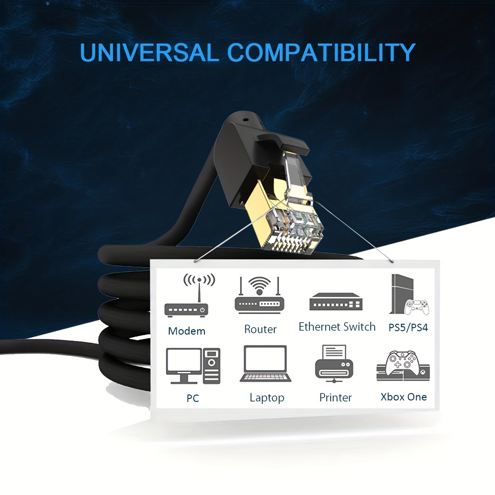 UGREEN Cat 8 Câble Ethernet Réseau RJ45 40Gbps 2000MHz